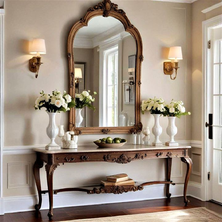 classic foyer design exudes elegance and timelessness
