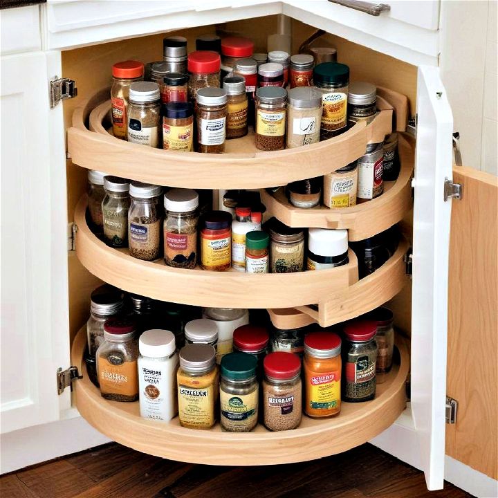 lazy susan for corner kitchen cabinets or deep spaces
