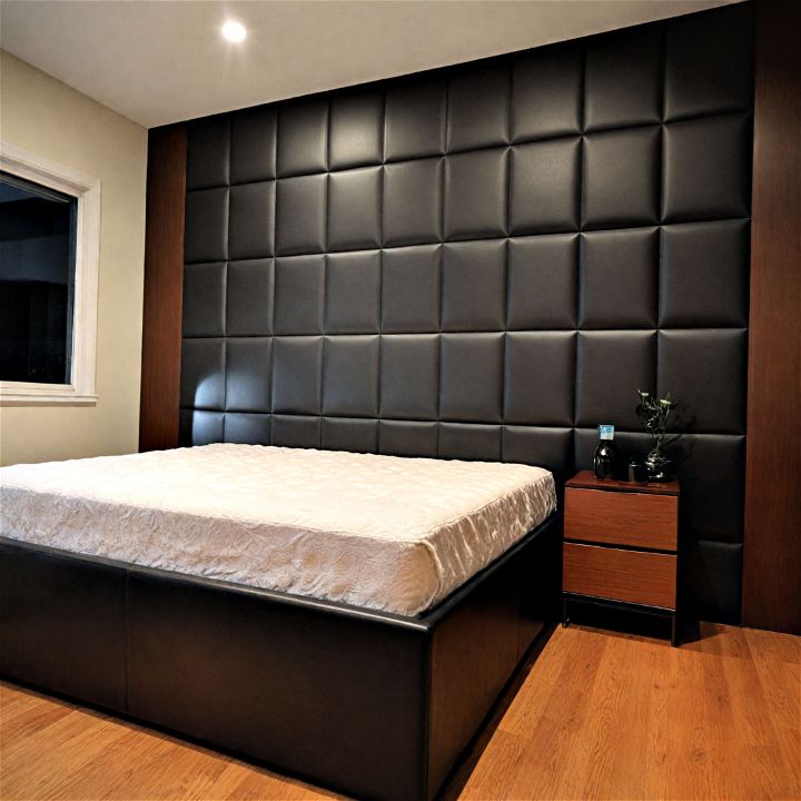 leather panels to introduce luxury to any space