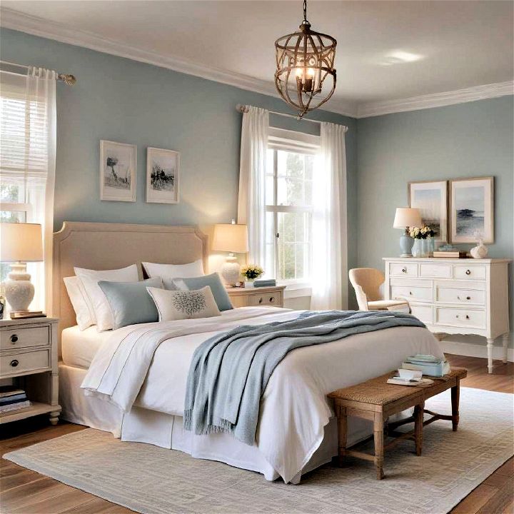 light and airy colors bedroom idea