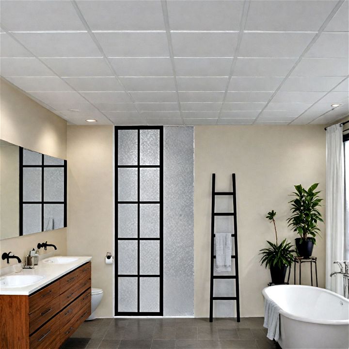 lightweight drop ceiling for your bathroom