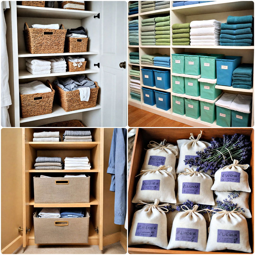 linen closet organization ideas