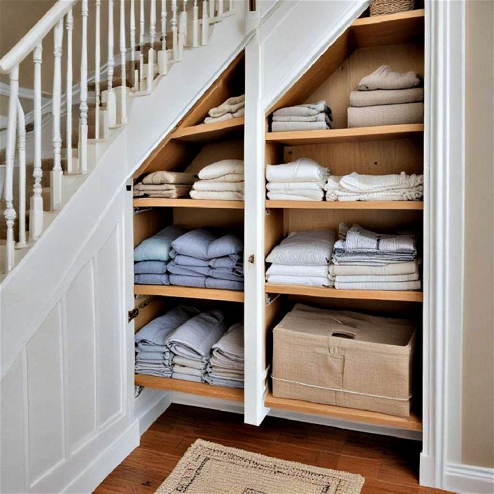 linen closet to free up space in your main closet