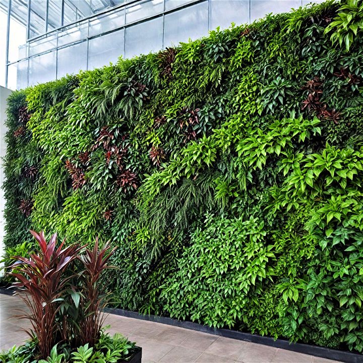 living green garden wall