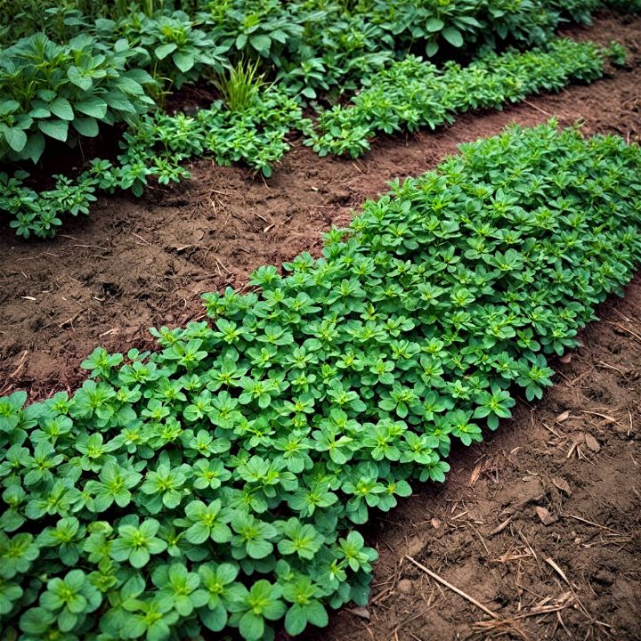 living mulches for vegetable garden