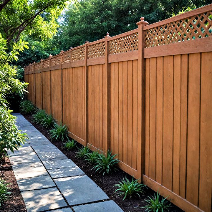 low maintenance and affordable vinyl panel fencing
