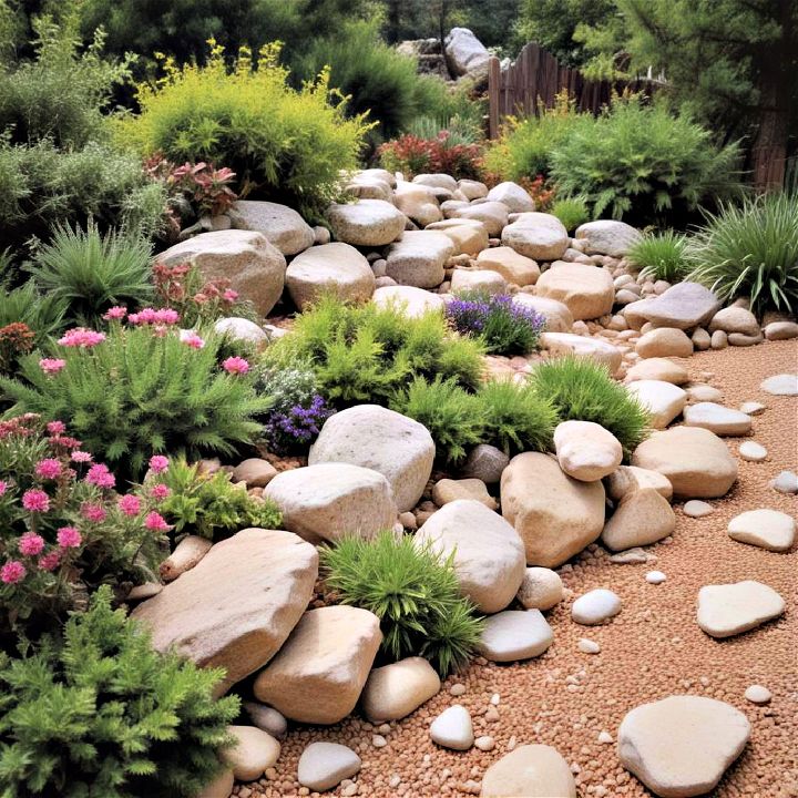 low maintenance rock garden ideal