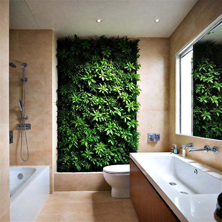 lush and eco friendly living wall