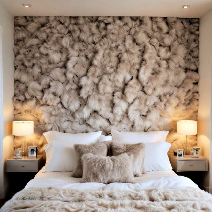 luxurious and cozy faux fur panels