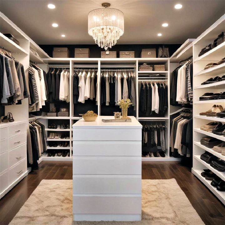 luxurious and elegant closet lighting solution