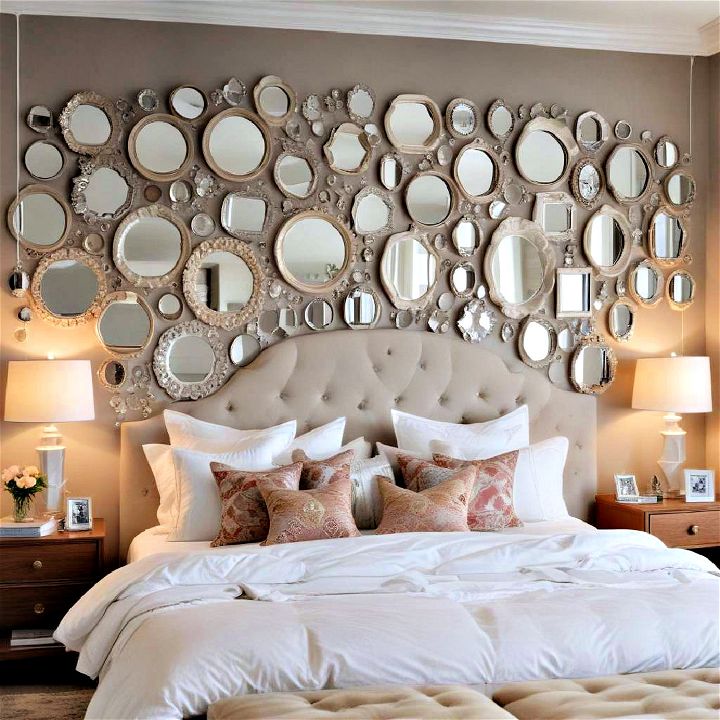 luxurious and glamurous mirror collage