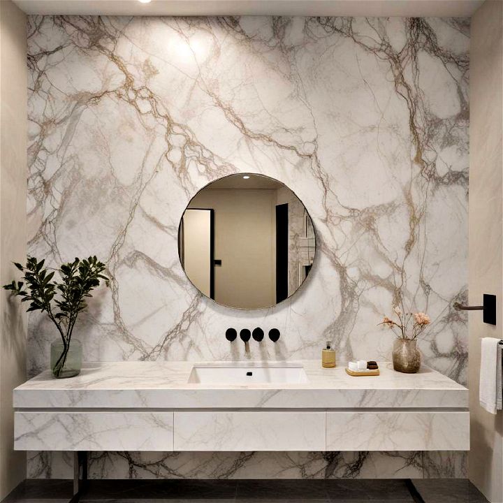 luxurious and timeless marble wall