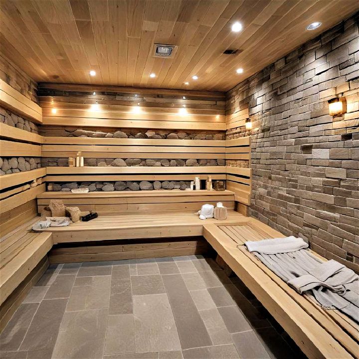luxury sauna and spa