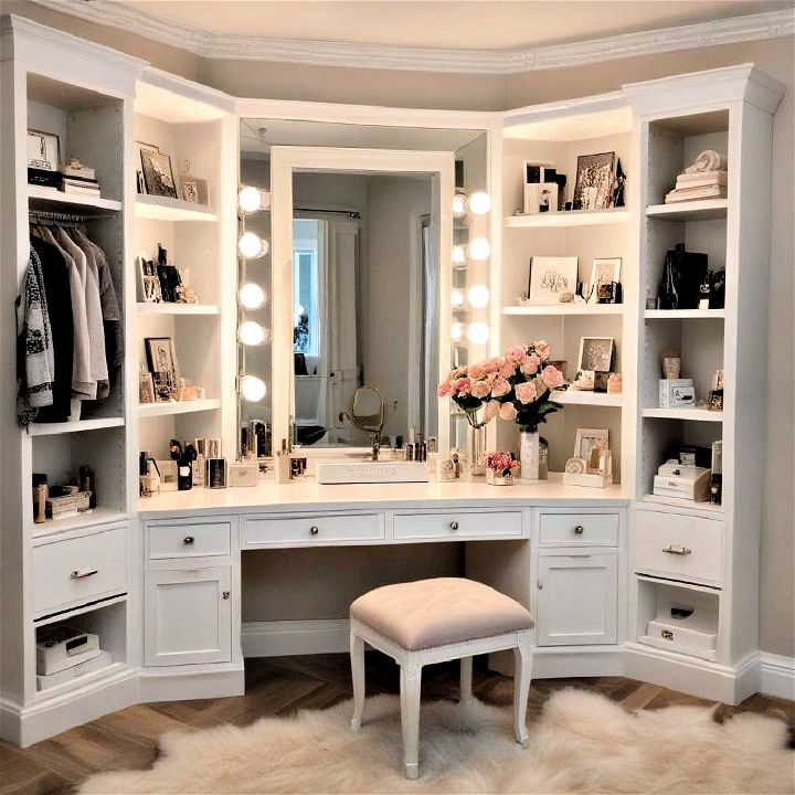 luxury vanity corner