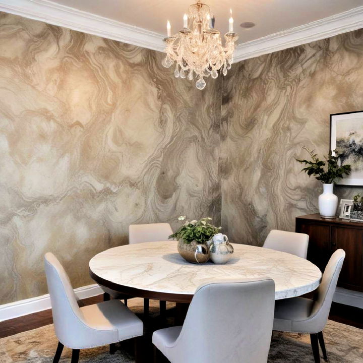 marbleizing faux finish technique wall