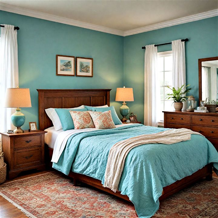 mediterranean inspired tranquil and inviting bedroom