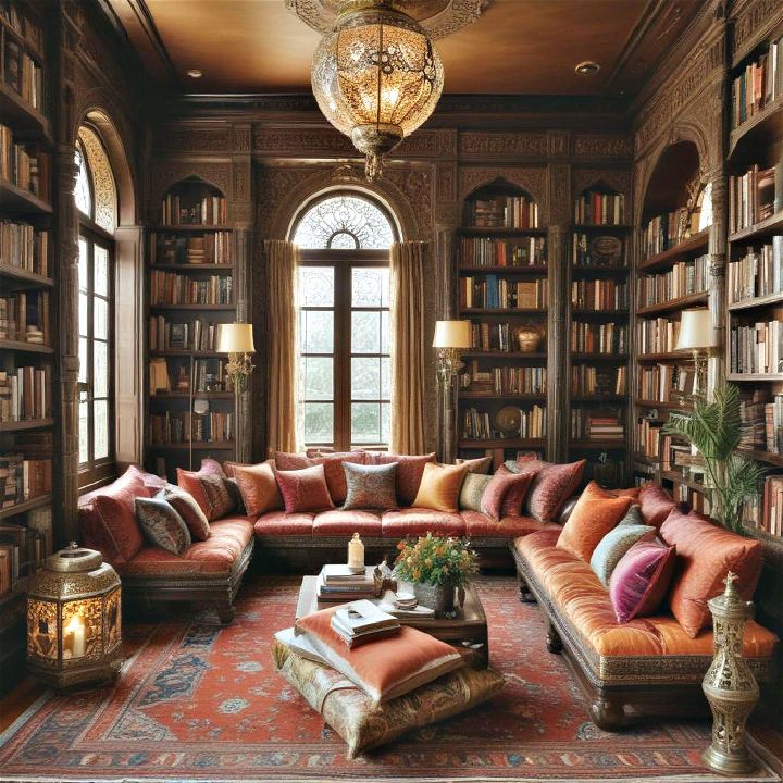 middle eastern inspired library