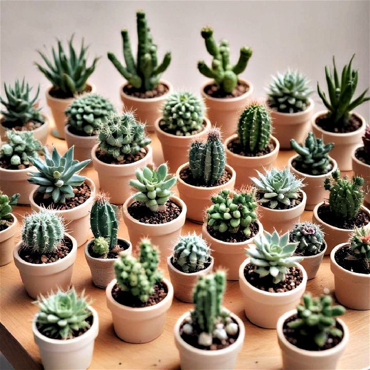 mini cactus collection nature s resilience to your indoor environment