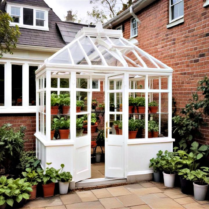 mini greenhouse sunroom