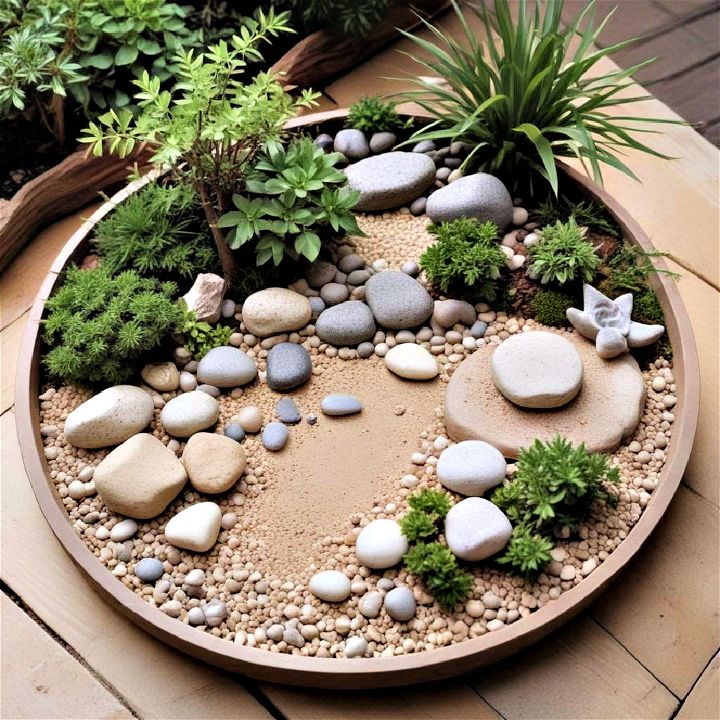 miniature zen gardens