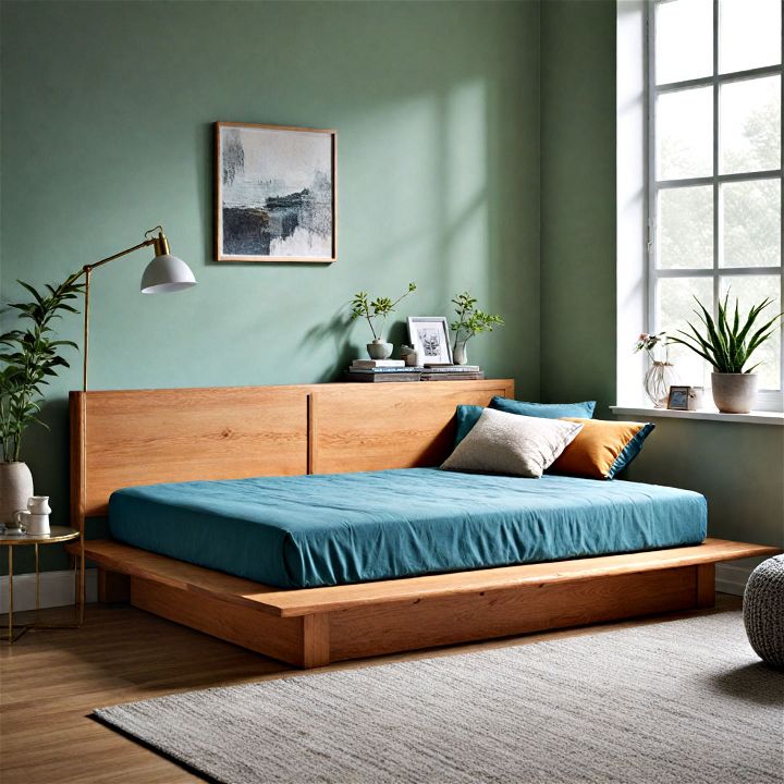 minimalist and modern platform daybed