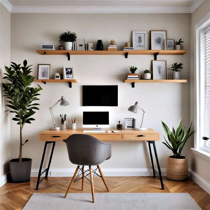 minimalistic home office approach