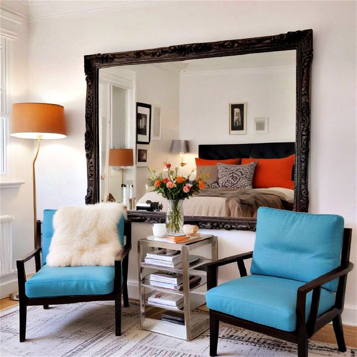 mirrors for small apartment decorating