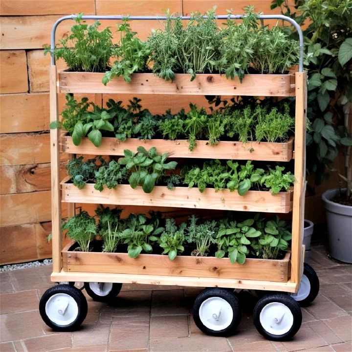 mobile herb garden idea