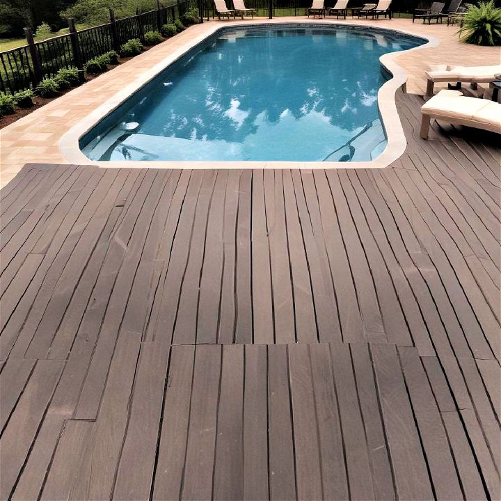 modern and cool composite decking