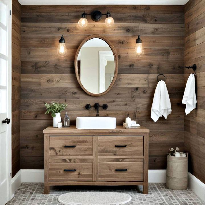 country style shiplap walls