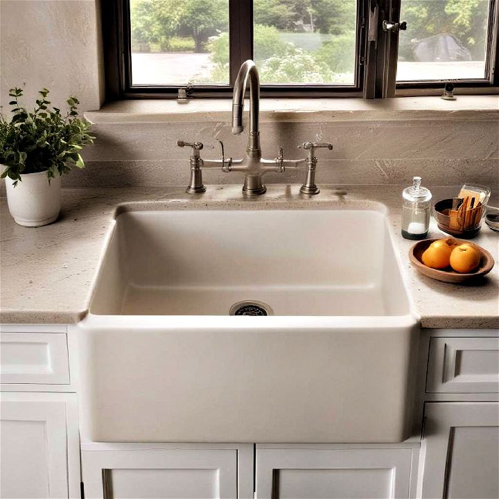modern and traditional fireclay sinks for kitchen