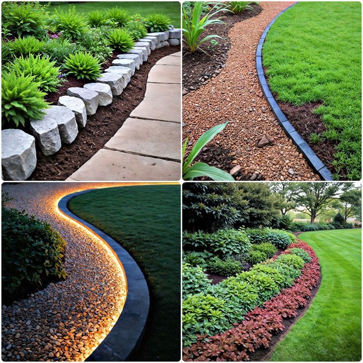 modern garden edging ideas