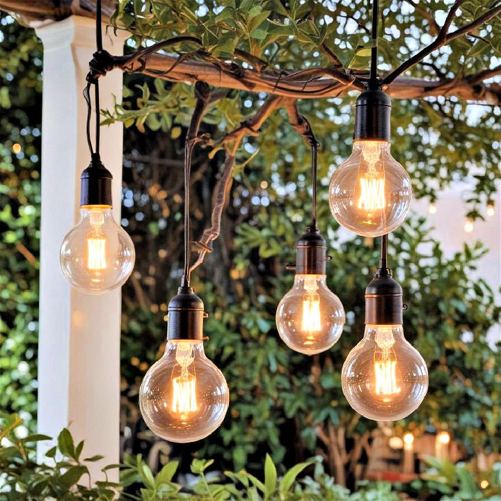 modern hanging bulb lights