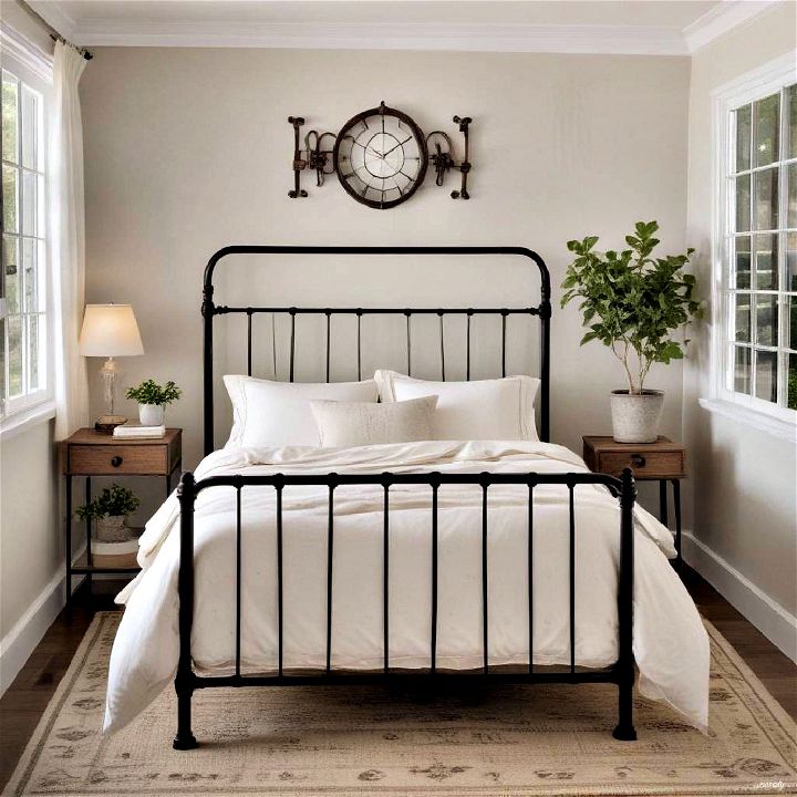 modern iron bed frames