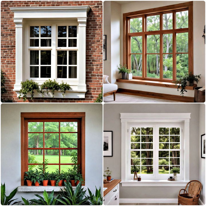 modern window trim ideas