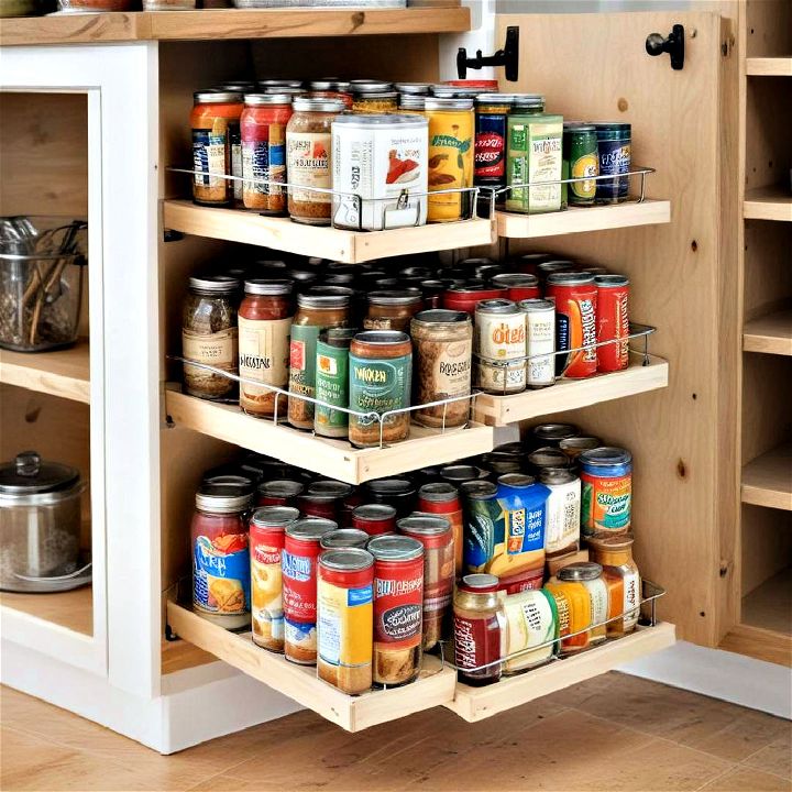 multi level shelf organizers for cluttered spaces