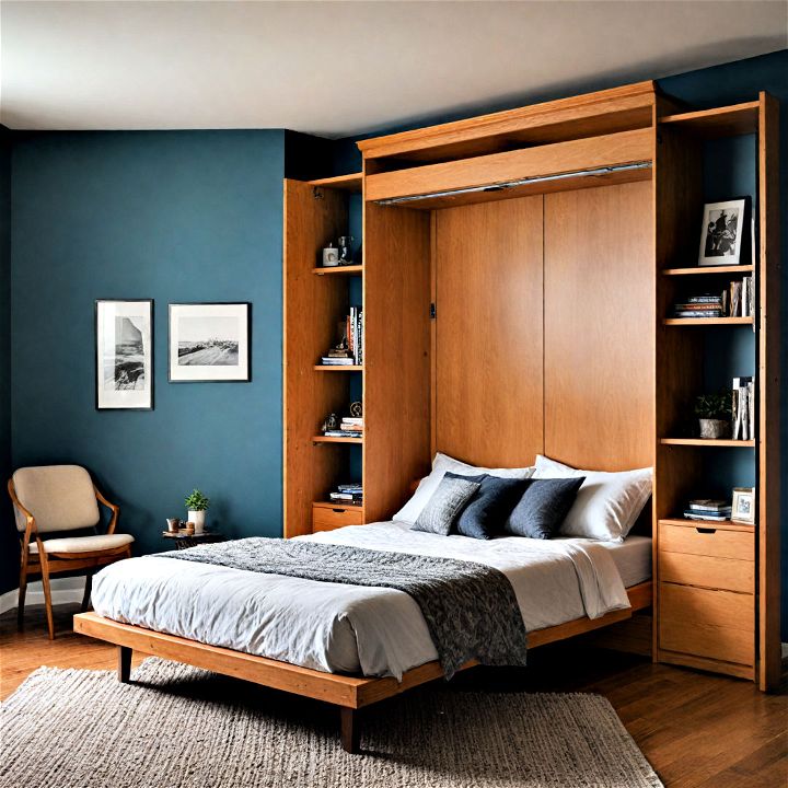 murphy bed magic for small guest bedroom