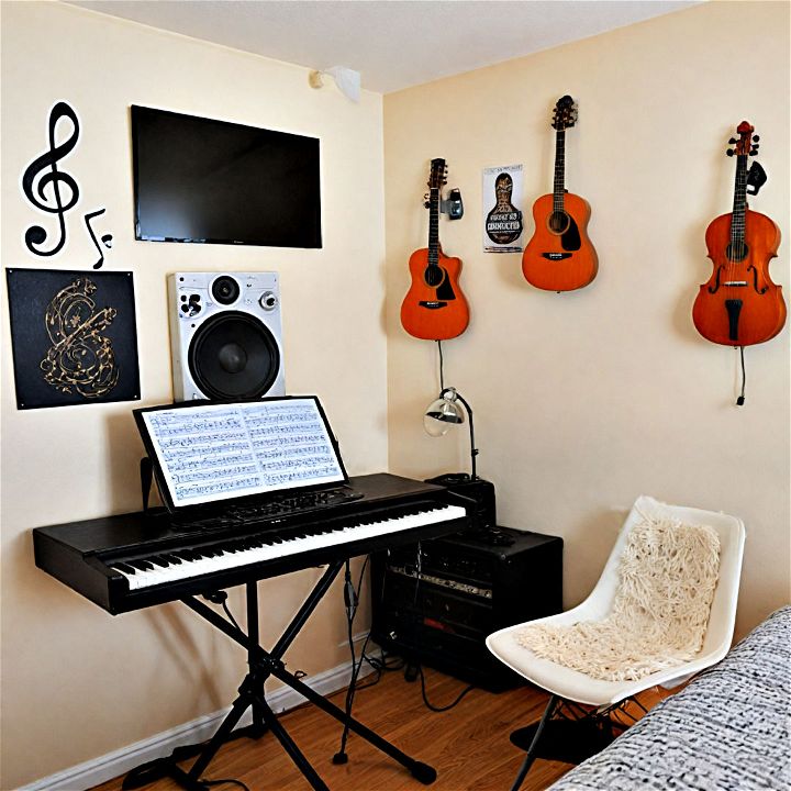 music corner for music enthusiasts