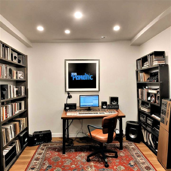 music studio for bonus room