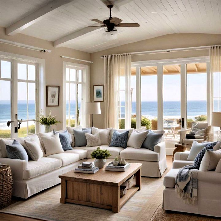 natural light for coastal living room