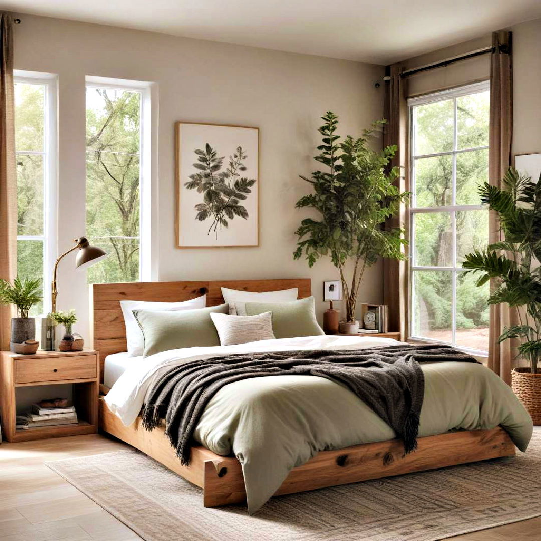 nature inspired bedroom