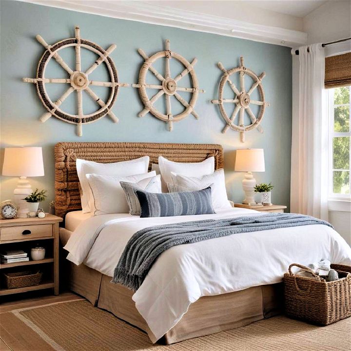 nautical decor for beach themed bedroom