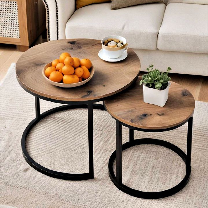 nesting table for small living room