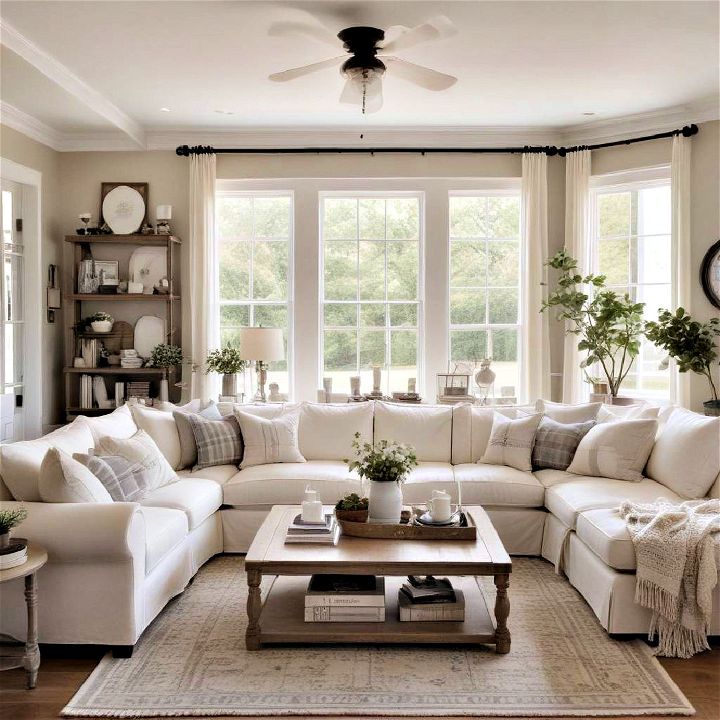 neutral color palette living room idea