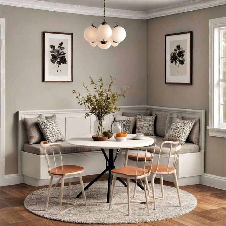 optimize corners for small dining rooms