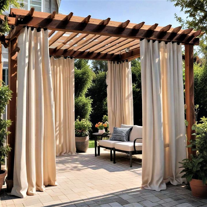 outdoor curtains to block neighbors view
