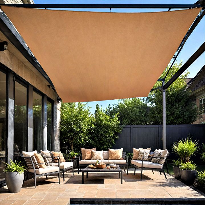 outdoor fabric canopies décor