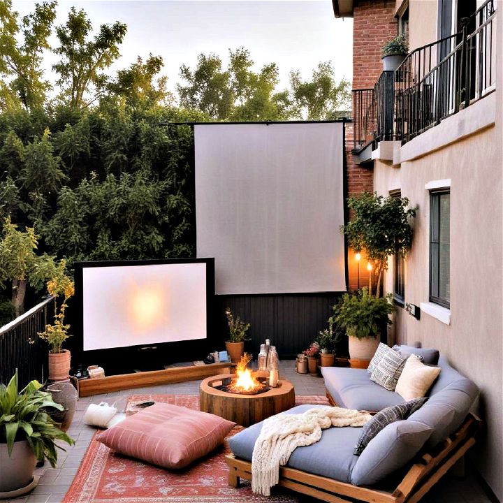 outdoor movie theater for movie nights