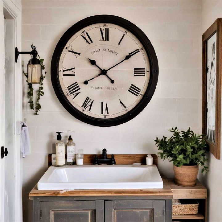 oversized wall clock for decor