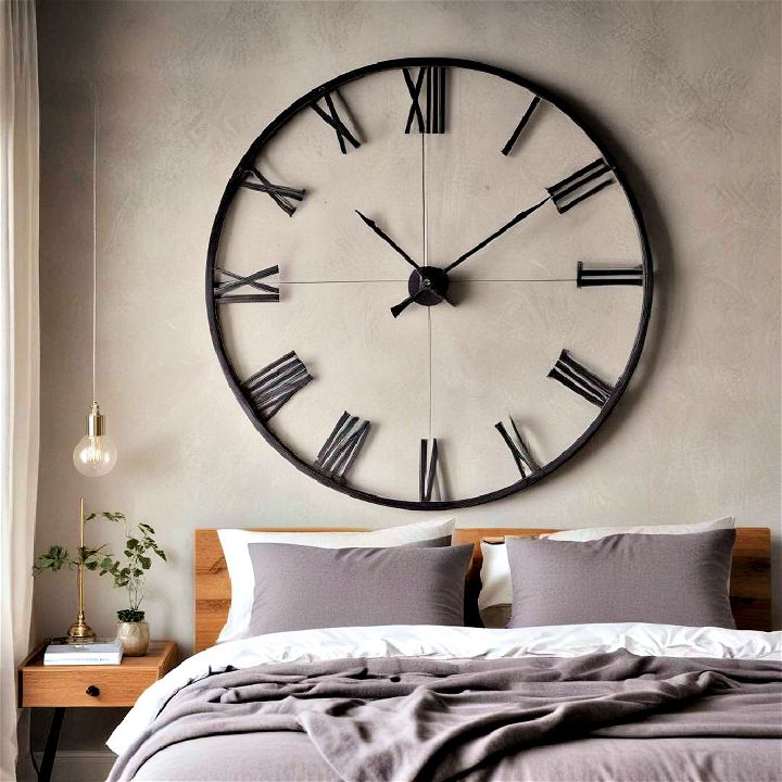 oversized wall clock to complement any decor